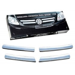 Máscara Cromada Grade Fox Space Cross Fox até 2007 